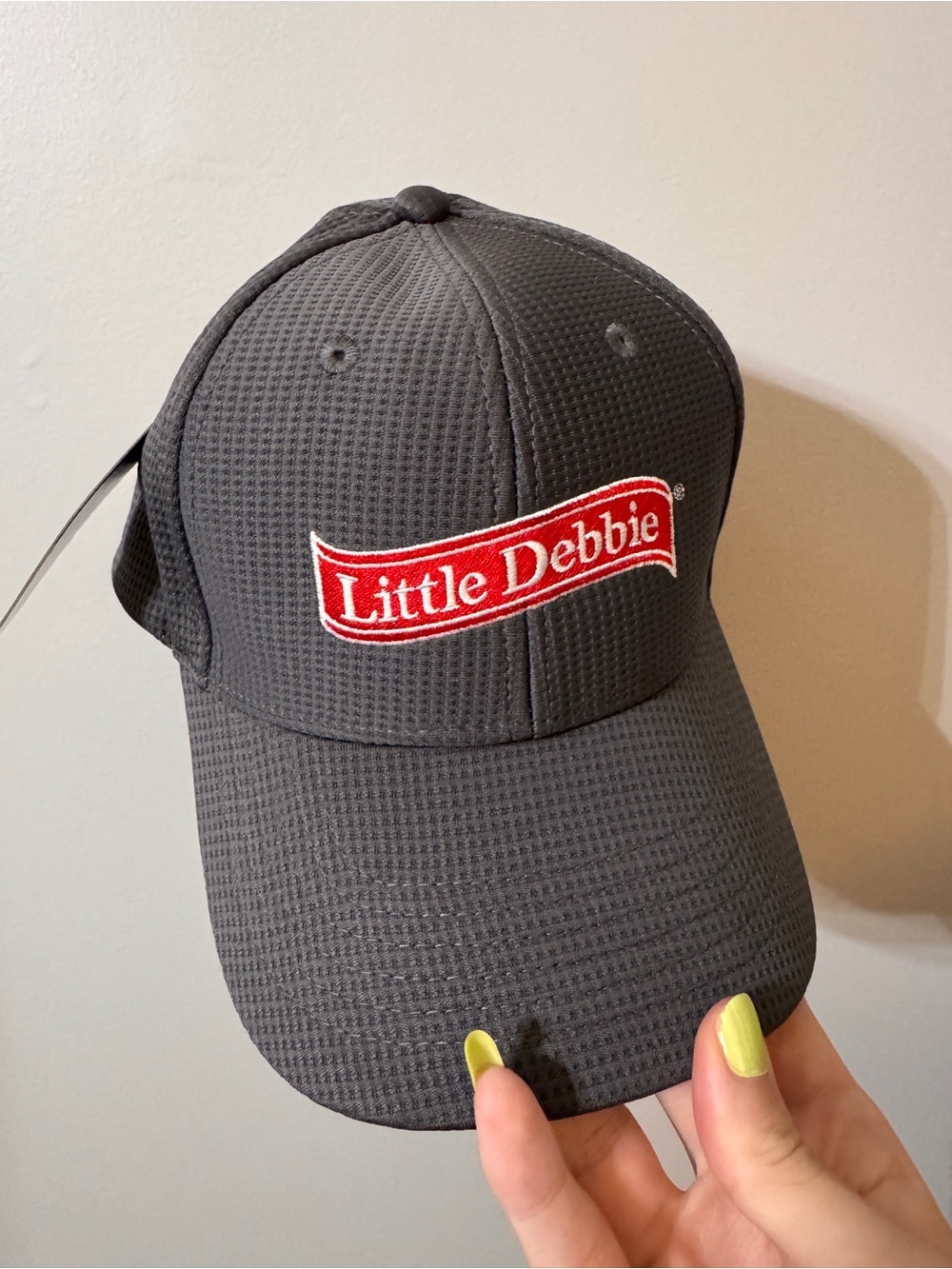 Little Debbie New with Tags Gray Red Logo Hat Snack Cakes Since 1960